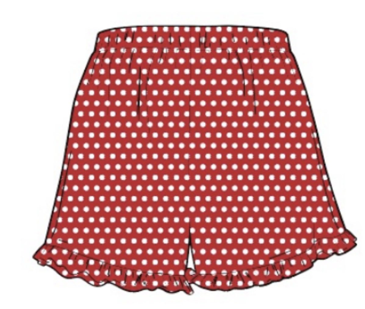 Mix and Match Red Polka Dot Shorts