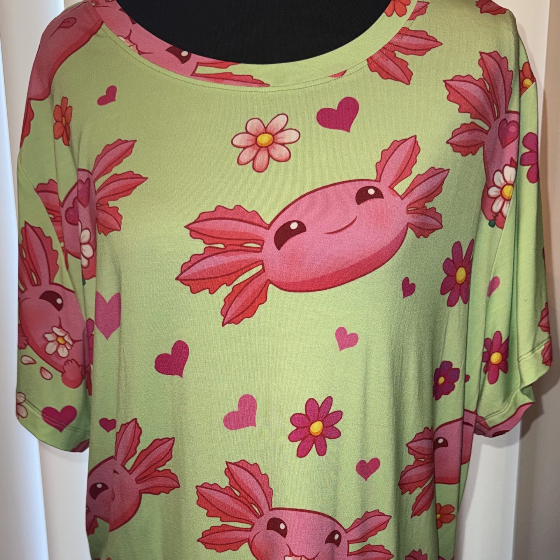 Woman's Axolotl All Over Print Shirt